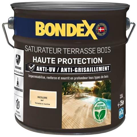 Saturatore Per Protezione Legno Terrazzo Estremo E Grigliato Incolore 2,5l - Foto 1