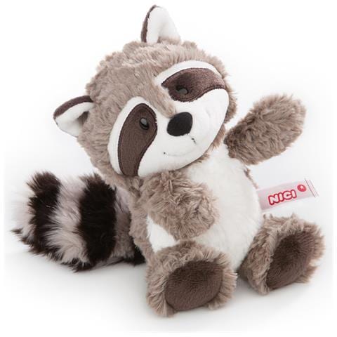 raccoon Rod Procione giocattolo Felpato, Poliestere Grigio, Bianco - Foto 2