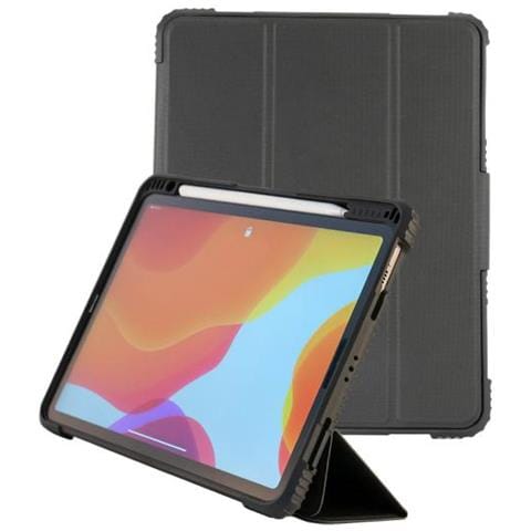 458787 Custodia Per Tablet 25,9 Cm (10.2"") Custodia Flip A Libro Nero, Trasparente - Foto 1