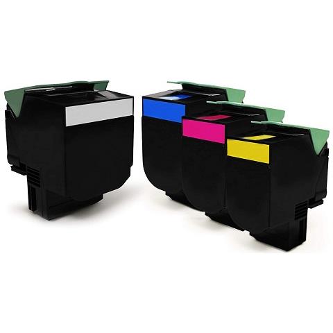 TONER COMPATIBILE - Yellow Lexmark Cs420,521,622 Cx421,522x,625-5k#78c0xy0 - Foto 1