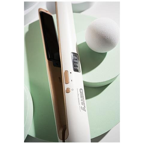 CR 2322 Piastra per capelli professionale Ceramica Tormalina Colore Bianco 50W - Foto 10