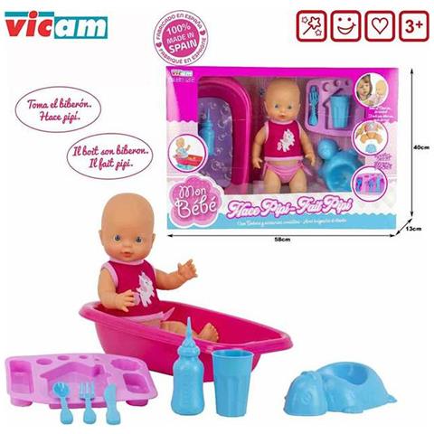 Bambolotto Neonato Pipi Vasca 40 X 13 X 58 Cm - Foto 2