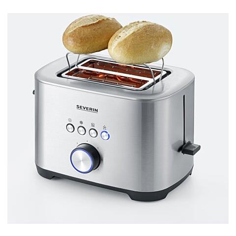 Tostapane At 2620 Con Funzione Bagel 2 fetta /e 800 W Nero, Acciaio Inossidabile - Foto 2