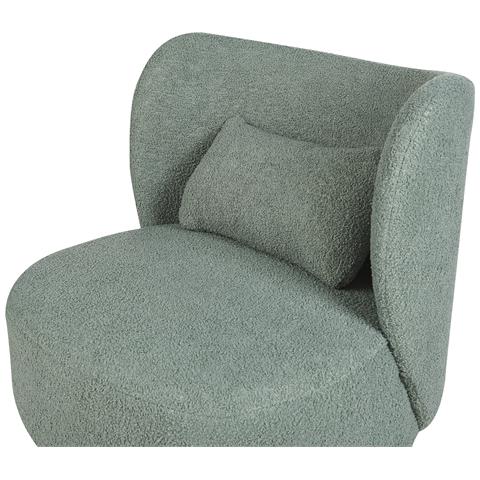 Poltrona Bouclé Verde Otsby - Foto 2