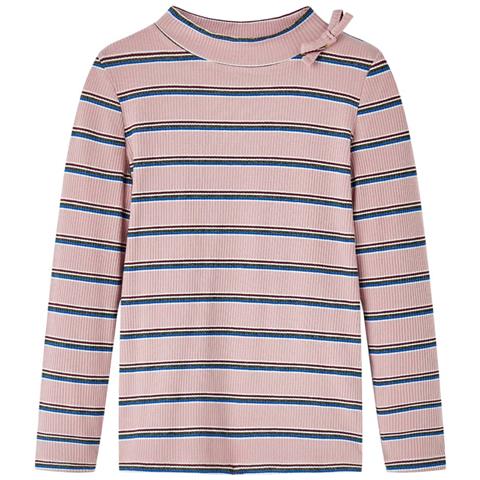 Maglietta Da Bambina A Maniche Lunghe Rosa Chiaro 128 - Foto 1