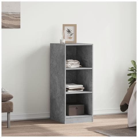 Armadio Grigio Cemento 48x41x102 Cm In Legno Multistrato - Foto 3