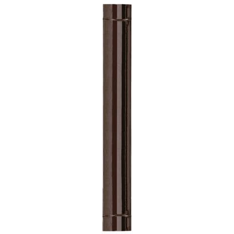 Tubi Smaltati Per Stufe Canna Fumaria In Acciaio Porcellanato - 150mm Maroon - Foto 1