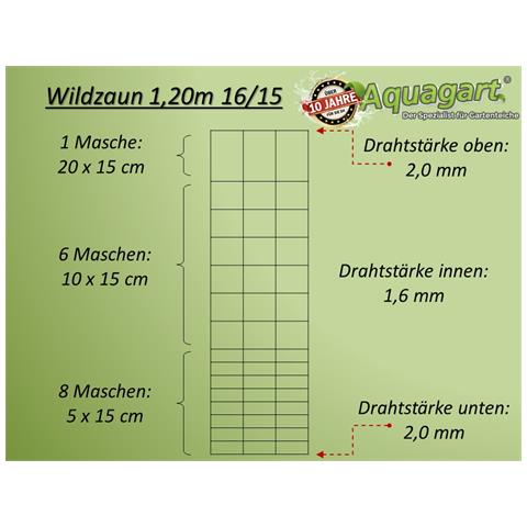 500m, Rete Di Protezione Da Animali Selvatici, Rete Per Zona Boschiva, Rete Annodata, Rete Metallica 120/16/15 - Foto 2