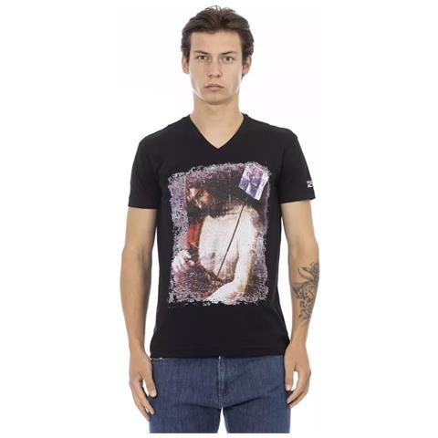 Maglietta In Cotone Nero - Xl - Foto 1