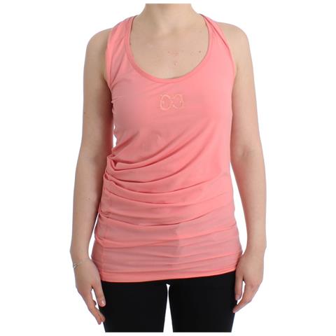 Canotta In Cotone Rosa - It44-l - Foto 1