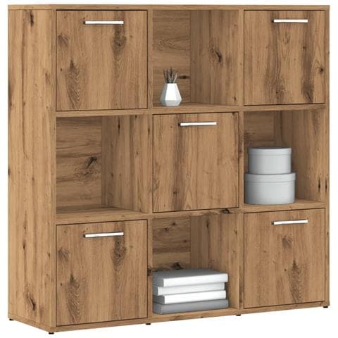 Libreria Rovere Artigianale 90x28x90 Cm In Legno Multistrato - Foto 1