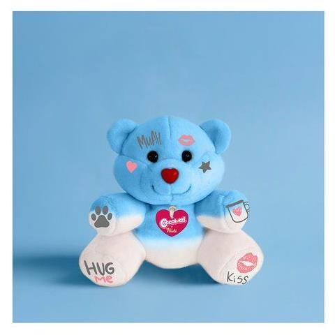 Peluche Trudi 25041 Coccolotti Orsetto Sky Love&tel Azzurro E Bianco - Foto 1