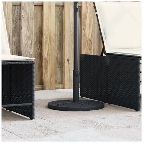 Lusso Casadino - Base Per Ombrellone Per Pali Ø38/48 Mm 12 Kg Rotonda - Foto 8