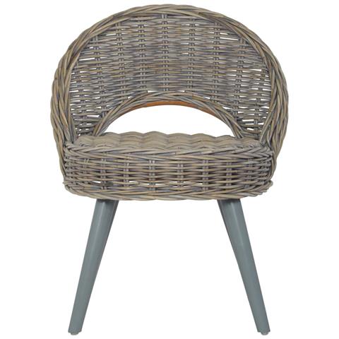 Poltrona In Rattan Kubu Grigio - Foto 1