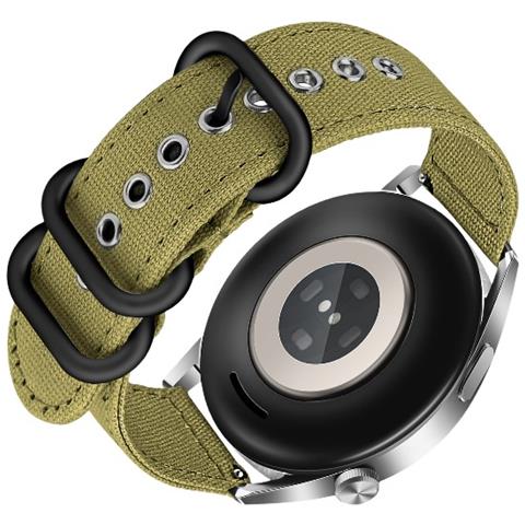 Cinturino Premium In Tela Da 24 Mm Per Suunto 9 Green - Foto 4