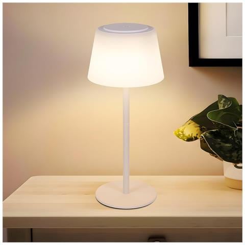 Lampada Da Tavolo A Led, Dimmerabile Al Tocco, Moderna, Con Batteria Da 3600 Mah, Per Soggiorno - Foto 2