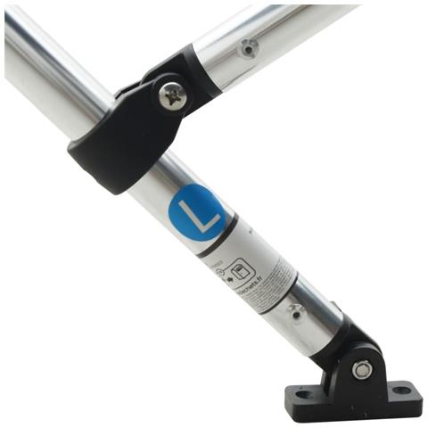 Bimini di Prua con Pareti Laterali 3 Archi 183x(154-167)x137cm - Foto 9
