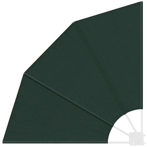 Schermo di Privacy per Balcone Verde scuro 115 x 115 cm Tessuto - Foto 1