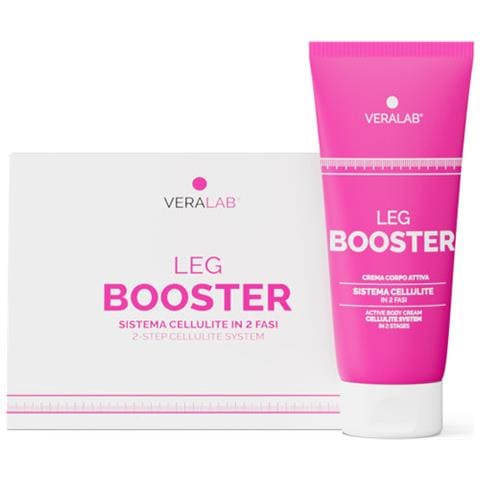 Leg Booster Sistema rimodellante cellulite in 2 fasi -Crema+guaina ciclista L - Foto 1