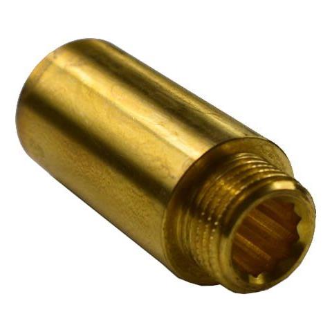 Prolunga Rubinetto Ottone 1/2 Pollice  Raccordo Filettato Messing - Foto 1