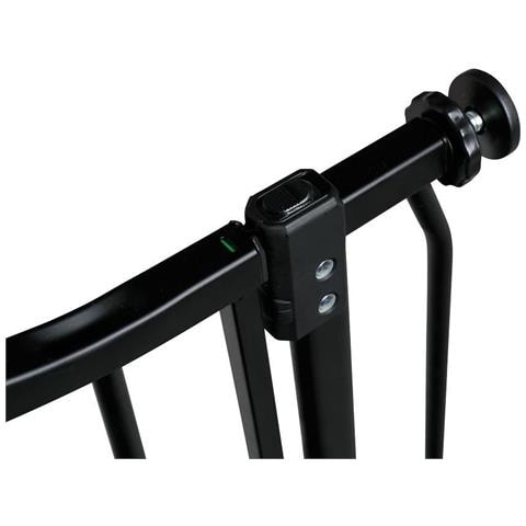 Safetots Cancelletto Di Sicurezza Extra Alto Con Parte Superiore Incurvata, 89cm - 98cm, Nero Opaco, Extra Alto Con 100cm Di Altezza - Foto 4