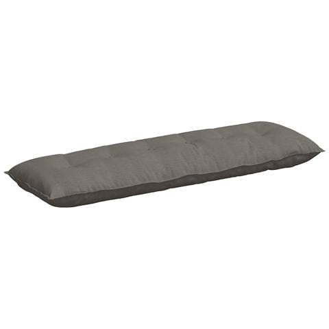 Cuscino per Schiena Grigio chiaro 160 x 50 cm Tessuto in Cords - Foto 1