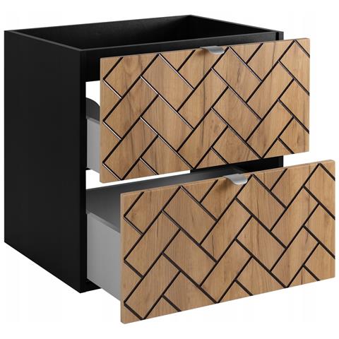 | Mobiletto 120 cm - Marron Mat - Mobili da bagno - Mobili da bagno - Mobili da bagno - Senza ripiano - Foto 2