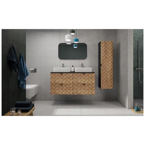 | Mobiletto 120 cm - Marron Mat - Mobili da bagno - Mobili da bagno - Mobili da bagno - Senza ripiano - Foto 9