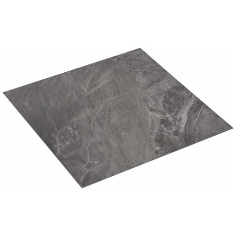 Tavole per Pavimenti 55 pcs Nero 5,11 m² PVC - Foto 1