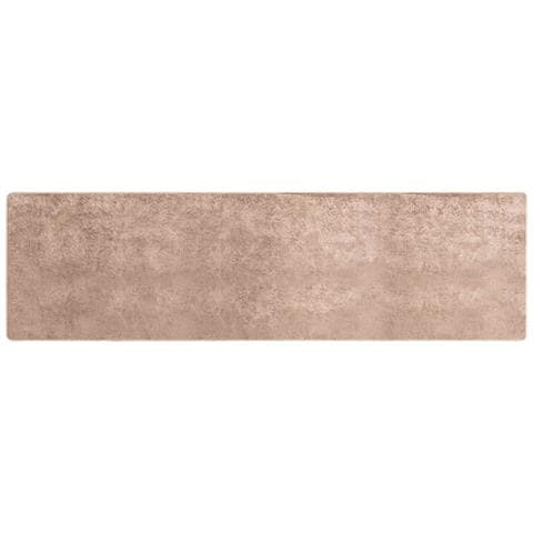 Runner Tappeto MARSA Sabbia 100 x 400 cm Poliestere e PVC - Foto 1