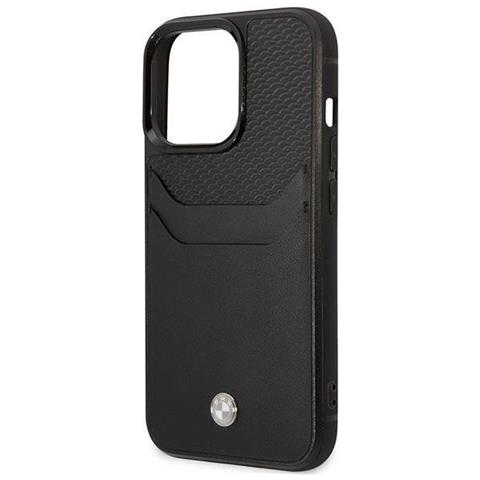 Custodia Bmw Bmhcp14x22rsepk Per Iphone 14 Pro Max 6.7, Nera /nera, In Pelle, Con Slot Per Carte. - Foto 1