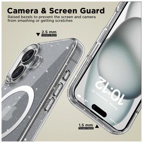 Custodia Iphone 16"" - Trasparente - Foto 1