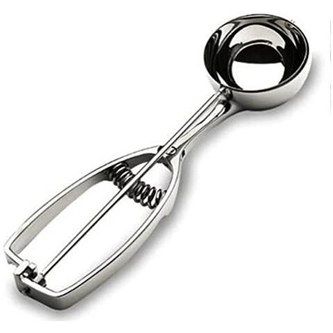 Paletta per gelato professionale 67062, in acciaio inox, 63 mm - Foto 1
