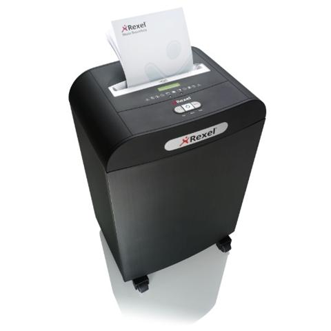 Distruggidocumenti a Frammento Mercury RDX1850 Automatico con cestino da 50L capacità di 19 fogli - Nero - Foto 6
