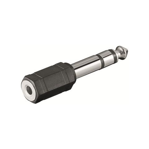 Adattatore Audio Stereo Connettori 6,3Mm Maschio A 3,5Mm Femmina - Foto 3
