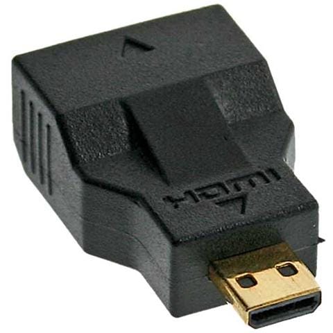 Adattatore HDMI mini type-c femmina a HDMI micro type-d maschio, pin dorati - Foto 2