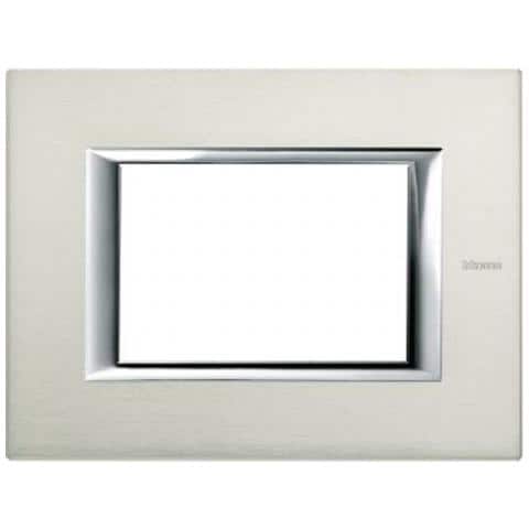 Ha4803xc - Axolute - Placca 3p Alluminio Spazzolato - Foto 4