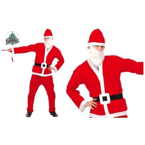 Costume Babbo Natale Adulto - Foto 1