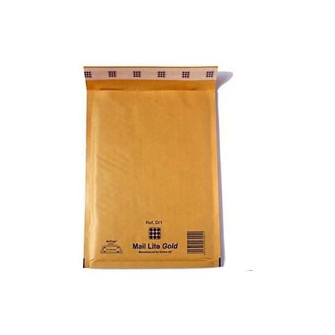 1000 Buste Postali Imbottite Mail Lite Gold Cm 27x36 - Foto 1