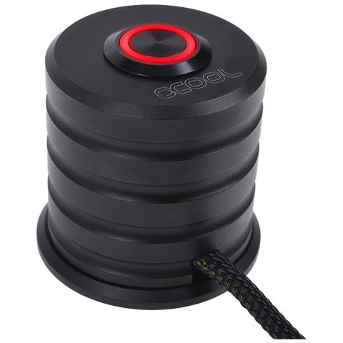 Powerbutton With Push-button 19mm Red Lighting - Deep Black - Foto 1