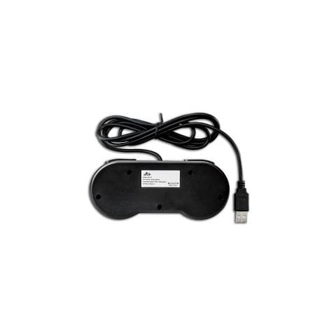 Gaming Gp100 - Coppia Di Gamepad Controller Usb Con Design Snes (super Nintendo) [ nero] - Foto 6