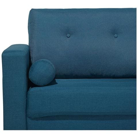 Divano A 2 Posti In Tessuto Blu Scuro Kalmar - Foto 25