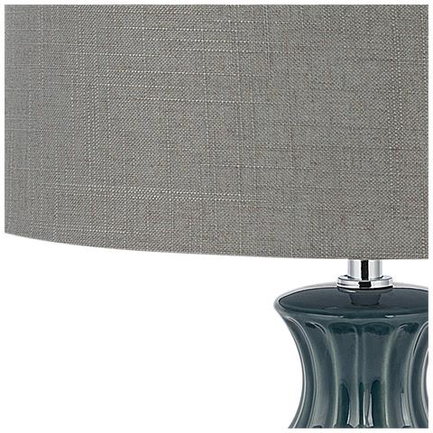 Lampada Da Tavolo Verde Scuro 59cm Samina - Foto 19