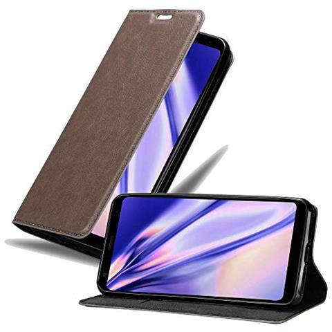 Cadorabo Custodia Compatibile Con Lg Q Stylus In Bruno Caffè - Coperchio Protettiva Con Chiusura Magnetica, Funzione Stand E Tasca Per Le Carte - Foto 1