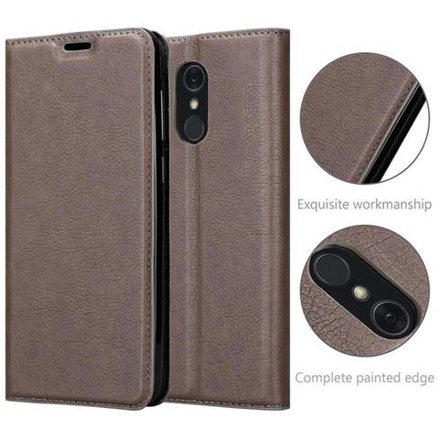 Cadorabo Custodia Compatibile Con Lg Q Stylus In Bruno Caffè - Coperchio Protettiva Con Chiusura Magnetica, Funzione Stand E Tasca Per Le Carte - Foto 10