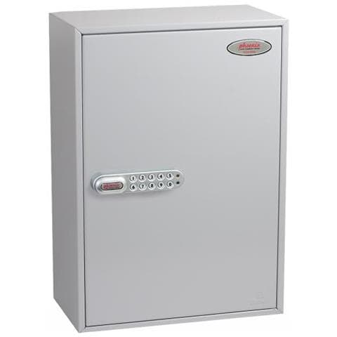 nix Safe Co. Kc0605e Armadietto Portachiave Grigio (nix Commercial Key Cabinet 300 Hook Electronic Lck. Dd) - Foto 3