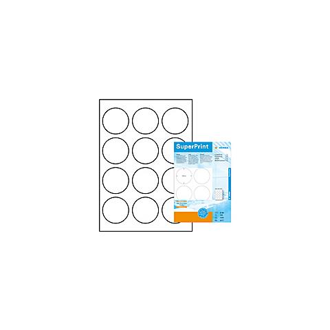 4477, Bianco, Self-adhesive printer label, A4, Carta, Laser / Inkjet, Rimovibile - Foto 2