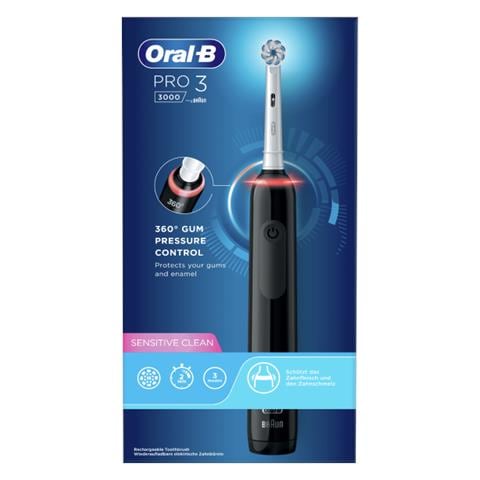 Oral-B PRO 3 3000 Sensitive Clean Black Edition - Foto 2