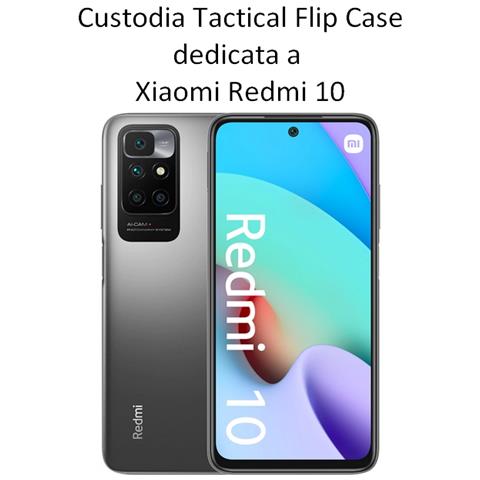Tactical Custodia Originale Field Notes Pro Flip Case Per Xiaomi Redmi 10 - 10 Prime Black - Foto 2