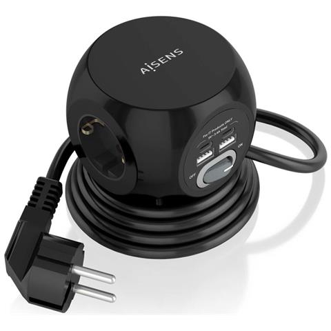 Ciabatta Multipresa Asps-2a2c05-bk (1,4 M) - Foto 1